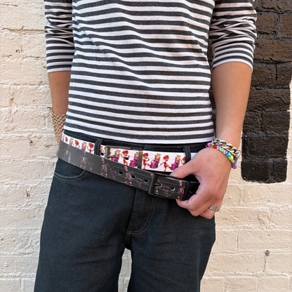 skeleton shield belt