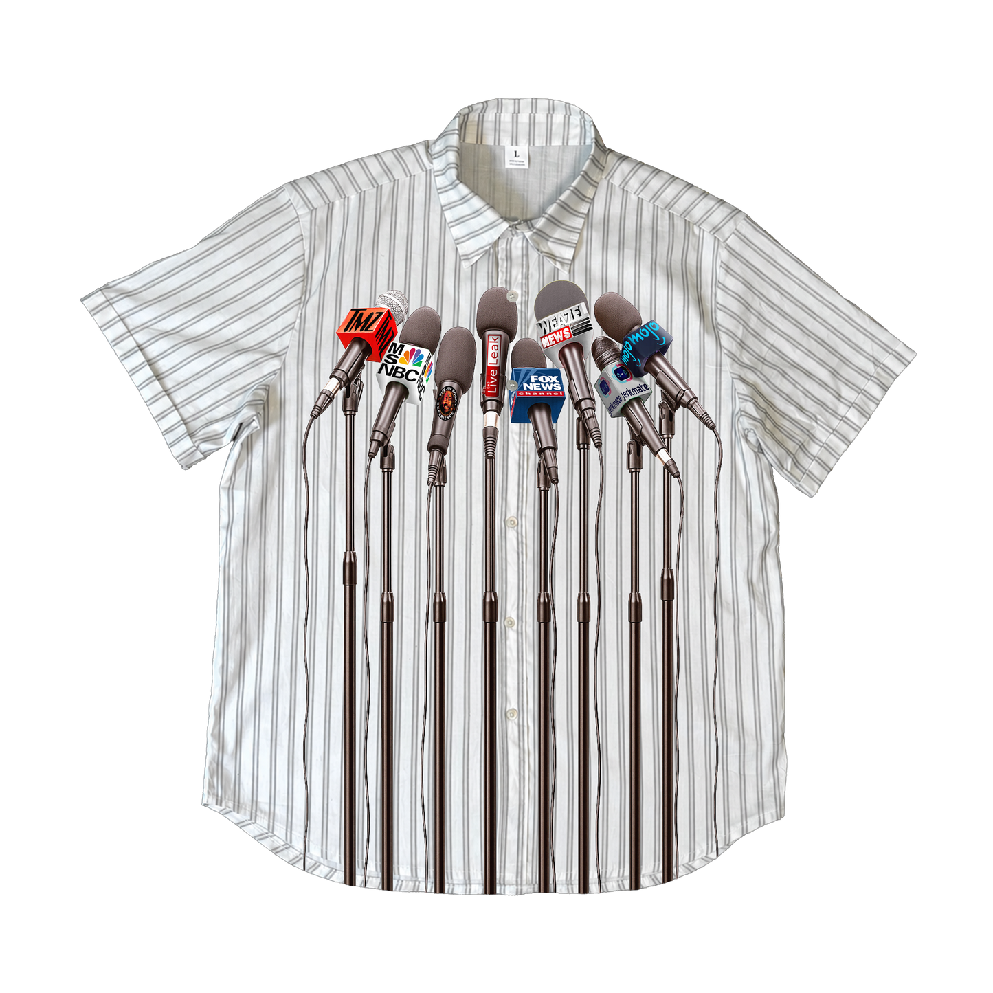 Hear Me Out Short Sleeve Button-Up (OG)